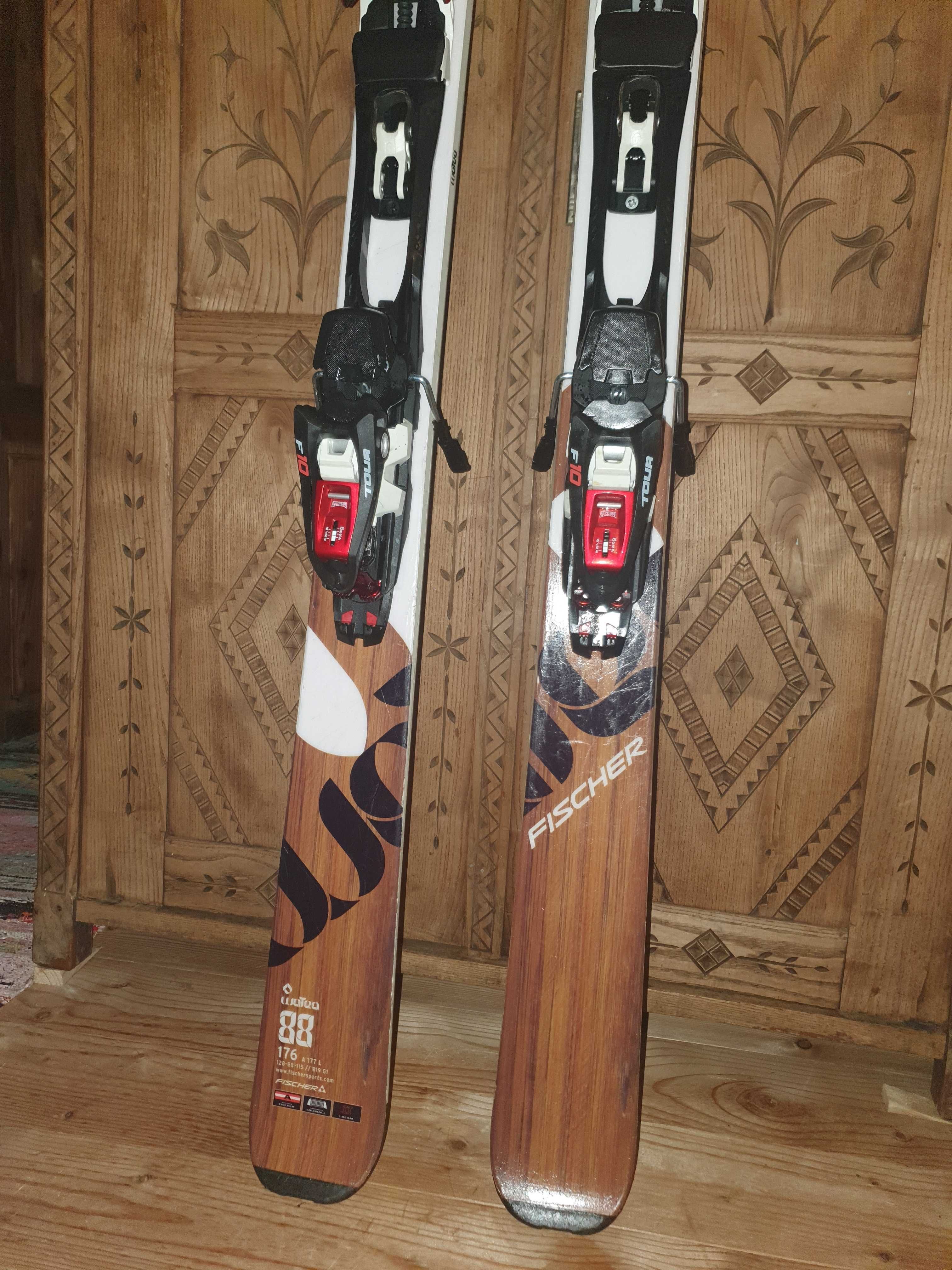 FISCHER WATEA 88 dł 176 cm / R 19mz NOWYMI marker TOUR F 10