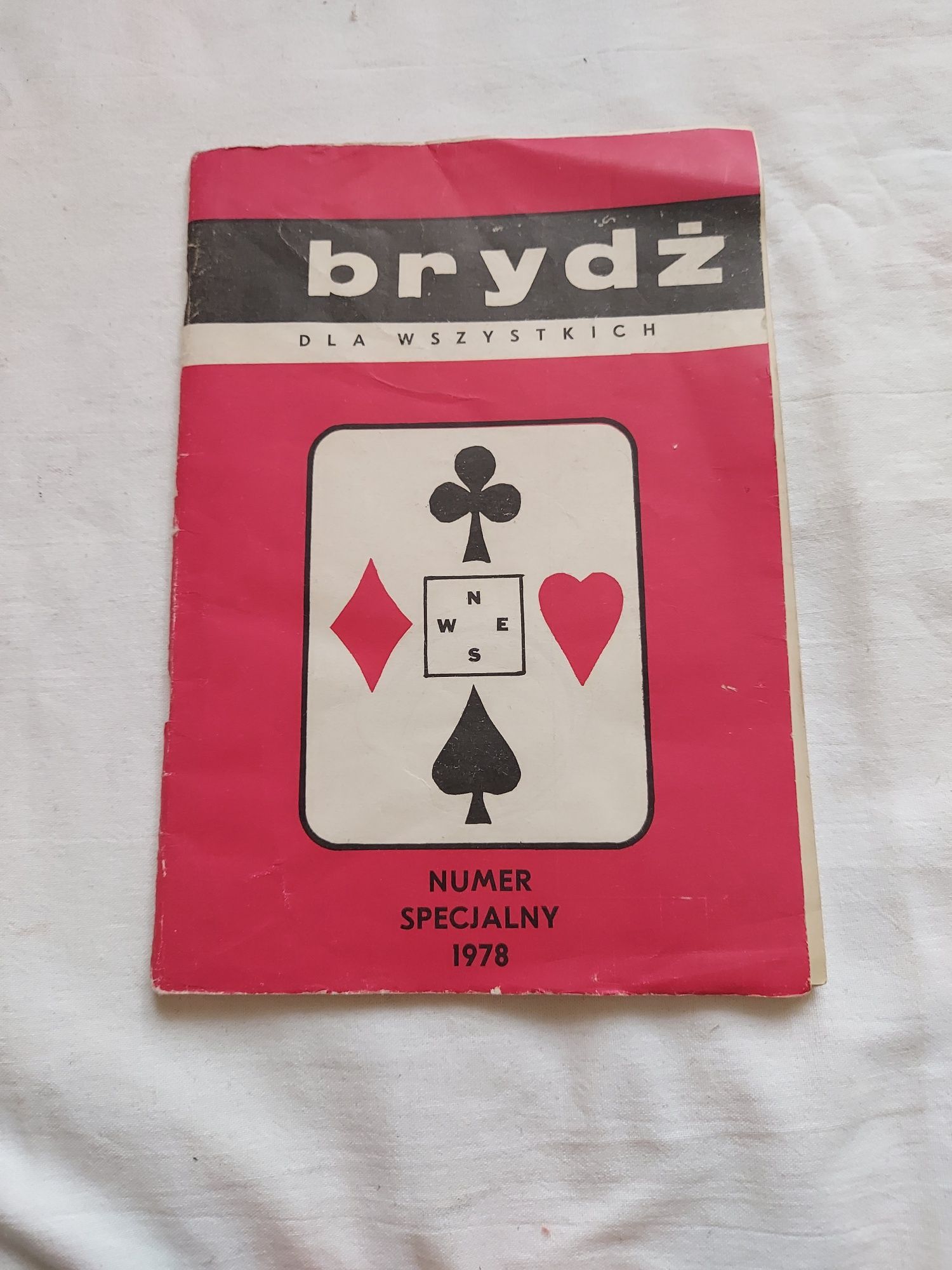 Książka brydż dla wszystkich numer specjalny 1978