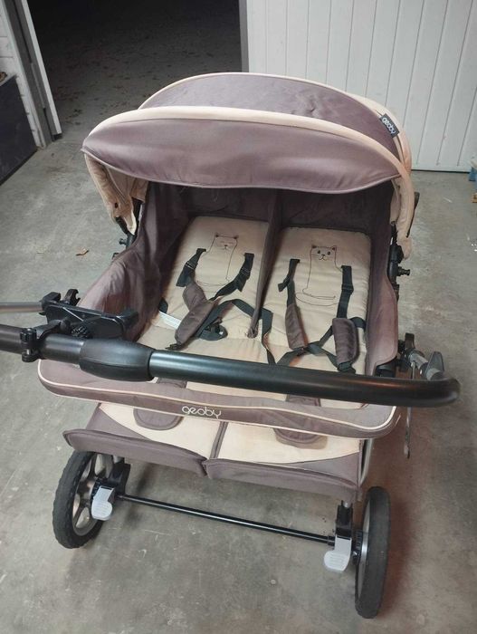 Коляска для двійні GEOBY SC705-X-RKFS