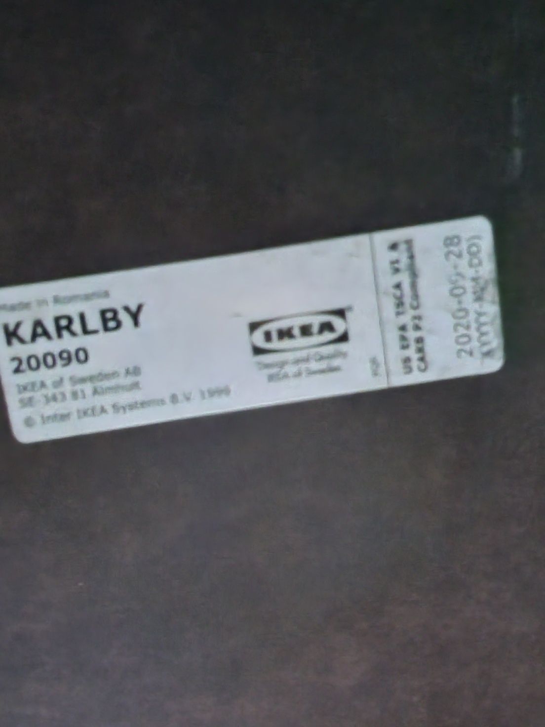 Blat kuchenny KARLBY ikea 186x63 caly