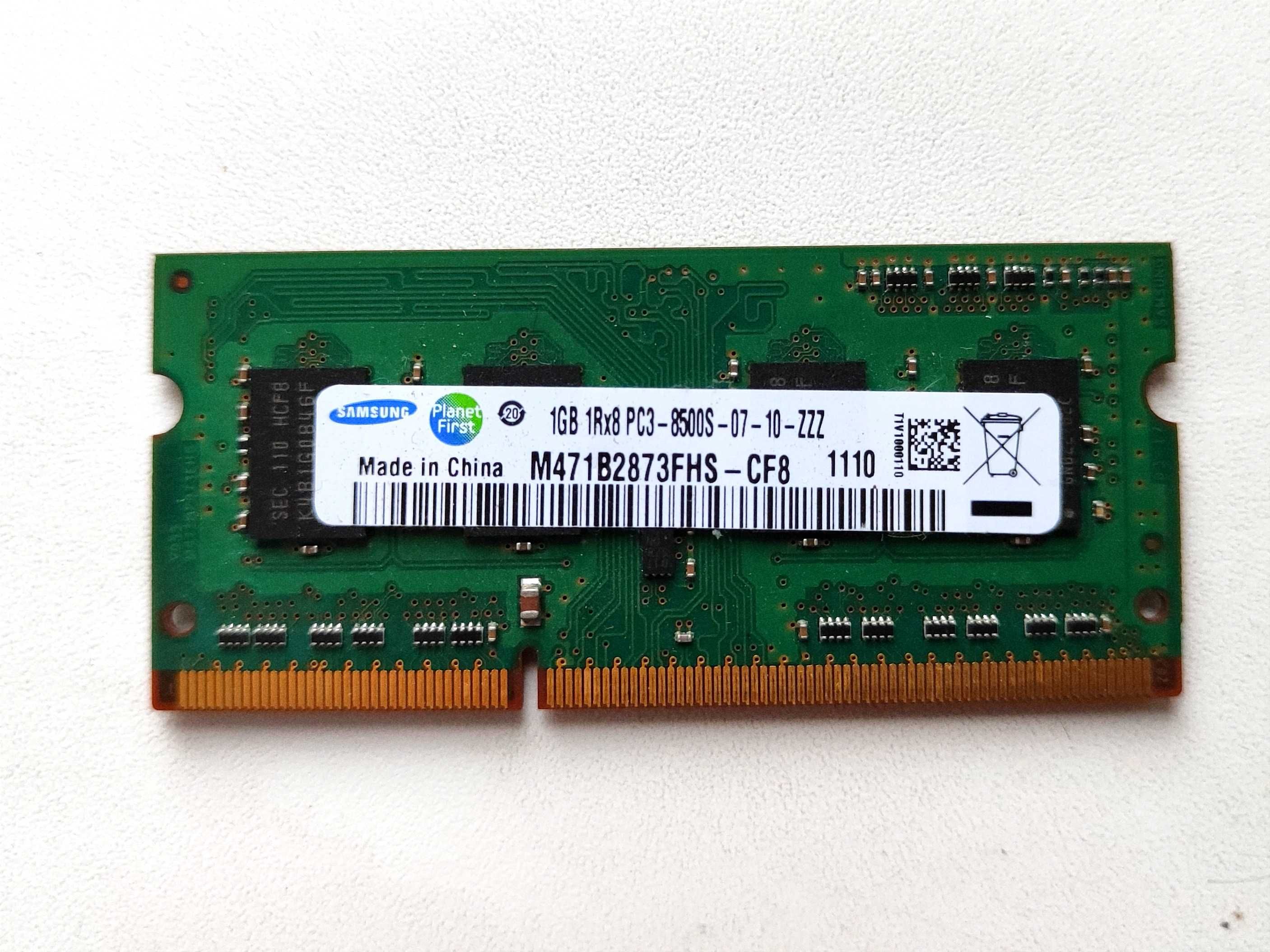 Samsung DDR3 1 gb для ноутбука