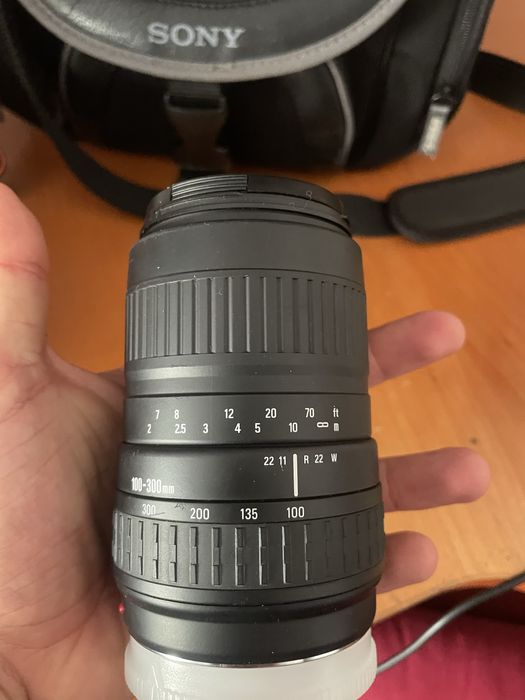 Sony alpha 100 com objetivas minolta e sigma
