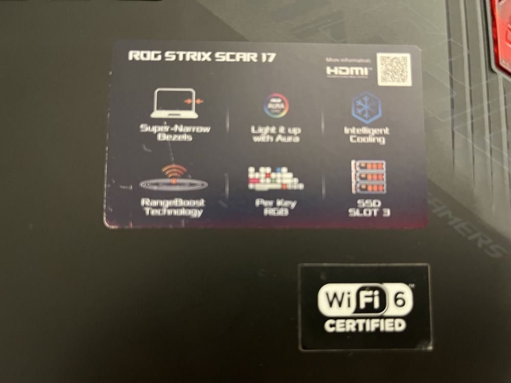 Laptop Gamingowy Asus Rog Strix Scar 17