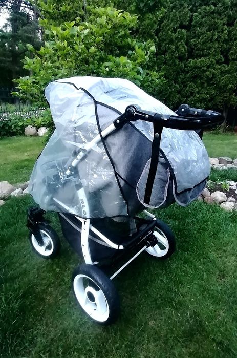 Elegancki wózek spacerowy sportowy EcoLen DUŻE KOŁA