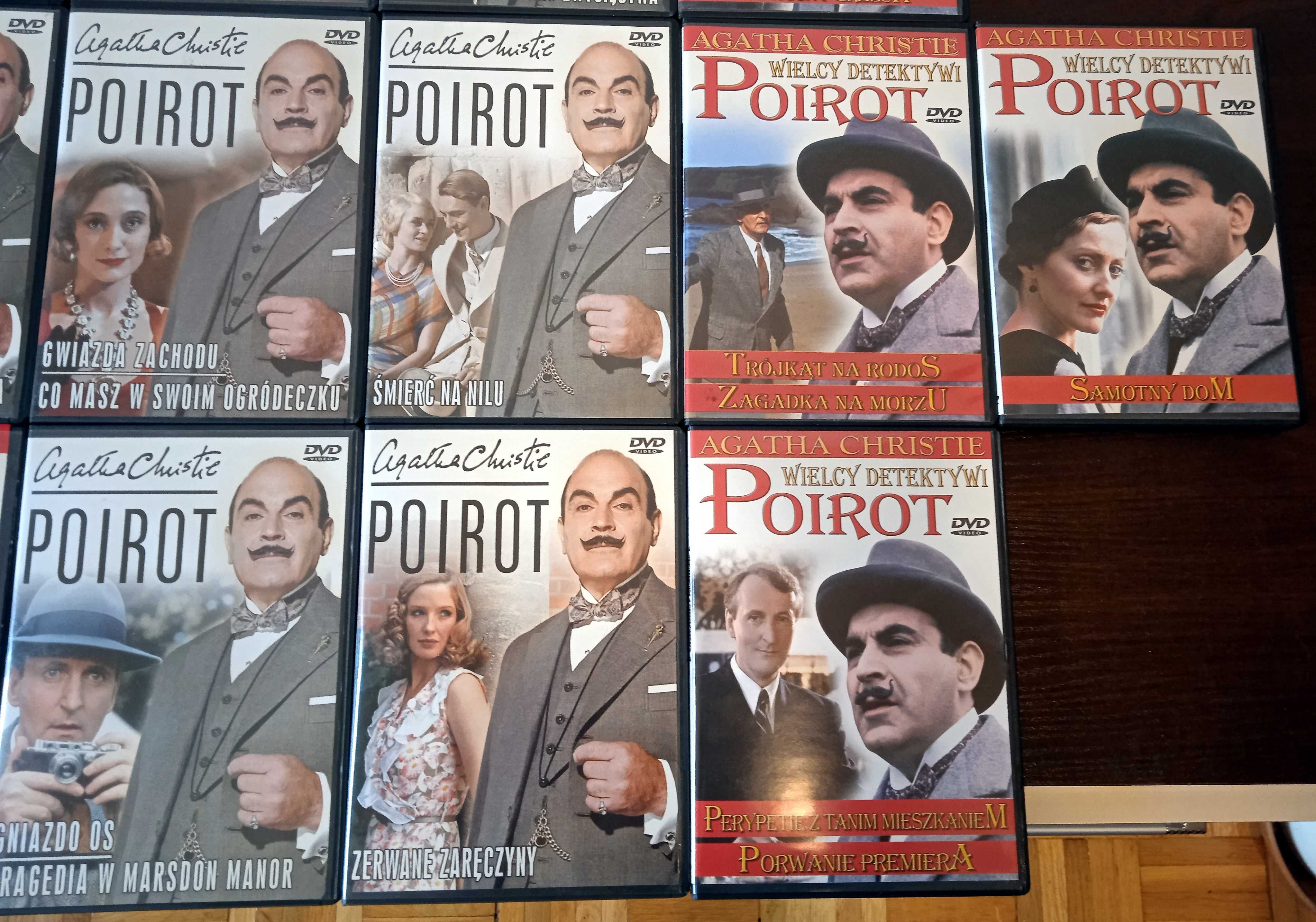 Agatha Christie - DVD Poirot 16 płyt 25 odcinków