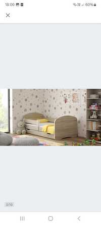 Łóżko dla dziecka 160x80cm z materacem