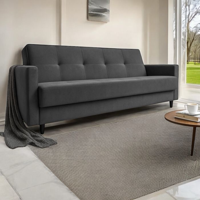 Wersalka z funkcja spania  pojemnik sprężyny sofa łóżko tapczan kanapa