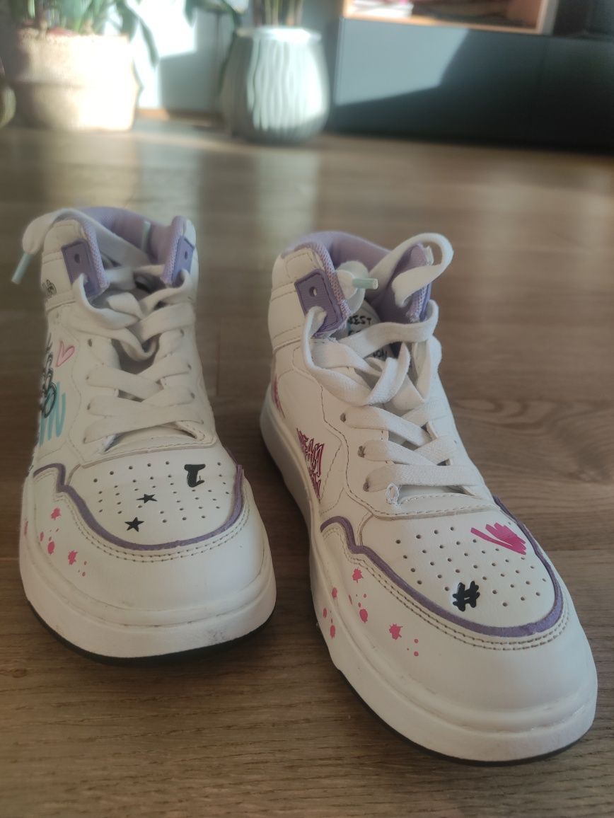 Sneakersy jak nowe, super modne,  hipsterskie