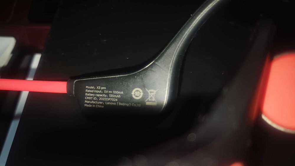 Headphones Bluetooth 5.3 Lenovo Thinkplus X3 Pro condução óssea