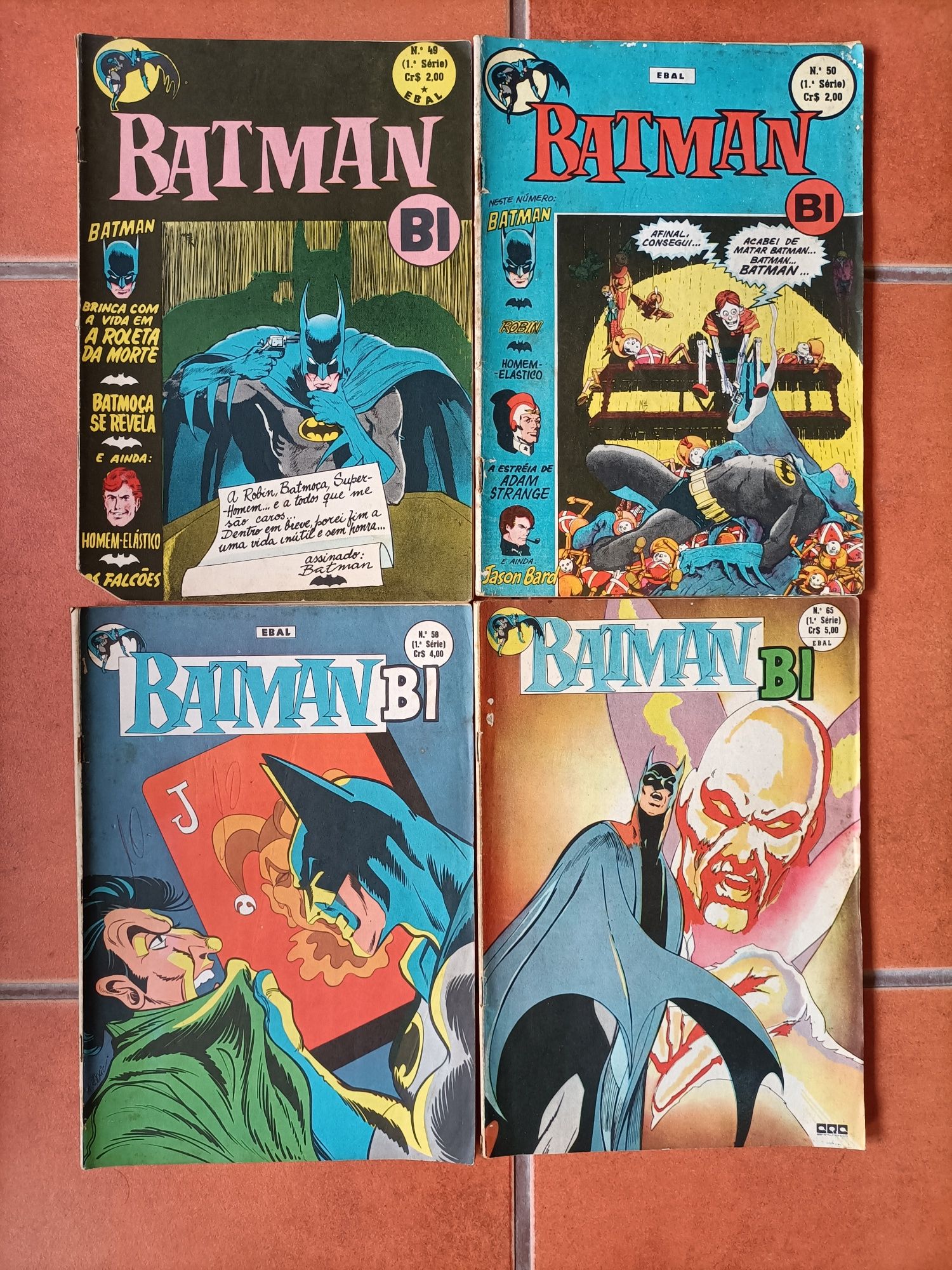 45 Livros Batman da Abril e Ebal
