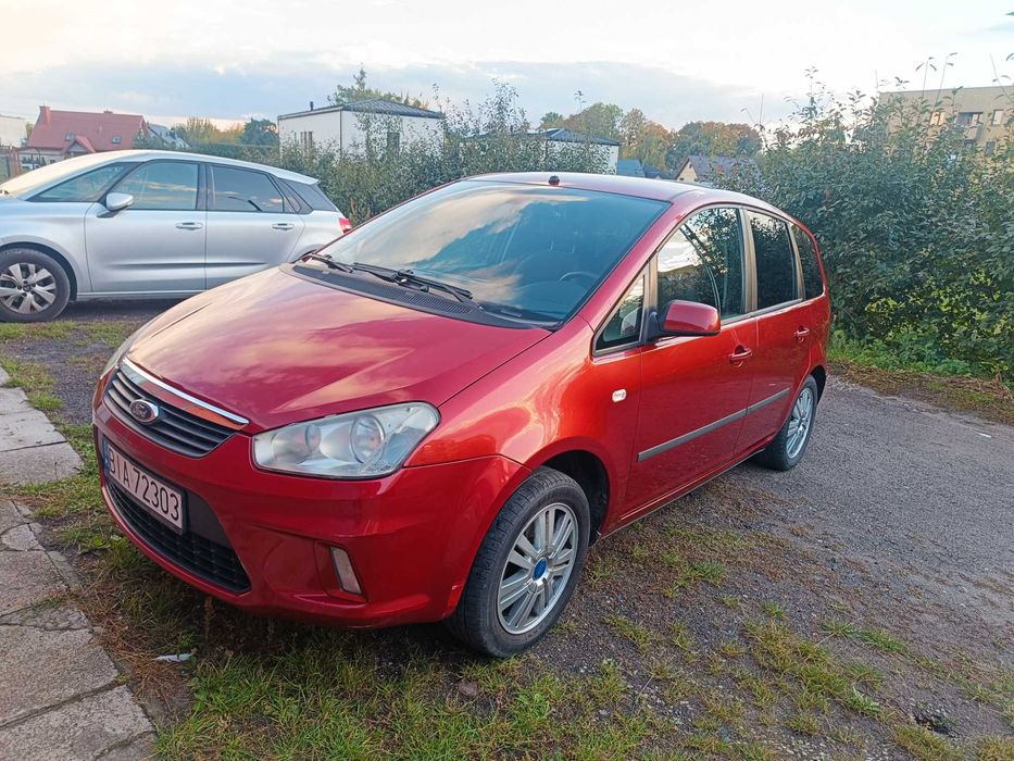 FORD C-MAX 2008r. 1,6 benz, Salon Polska, hak, klima, Alu, kam.cofania