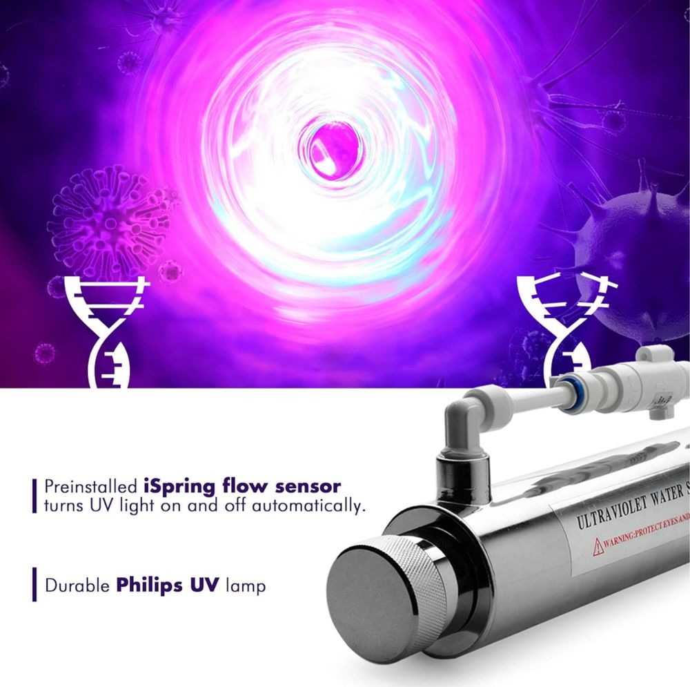 iSpring RCC7AK-UV 7-stopniowy system filtrowania wody pitnej