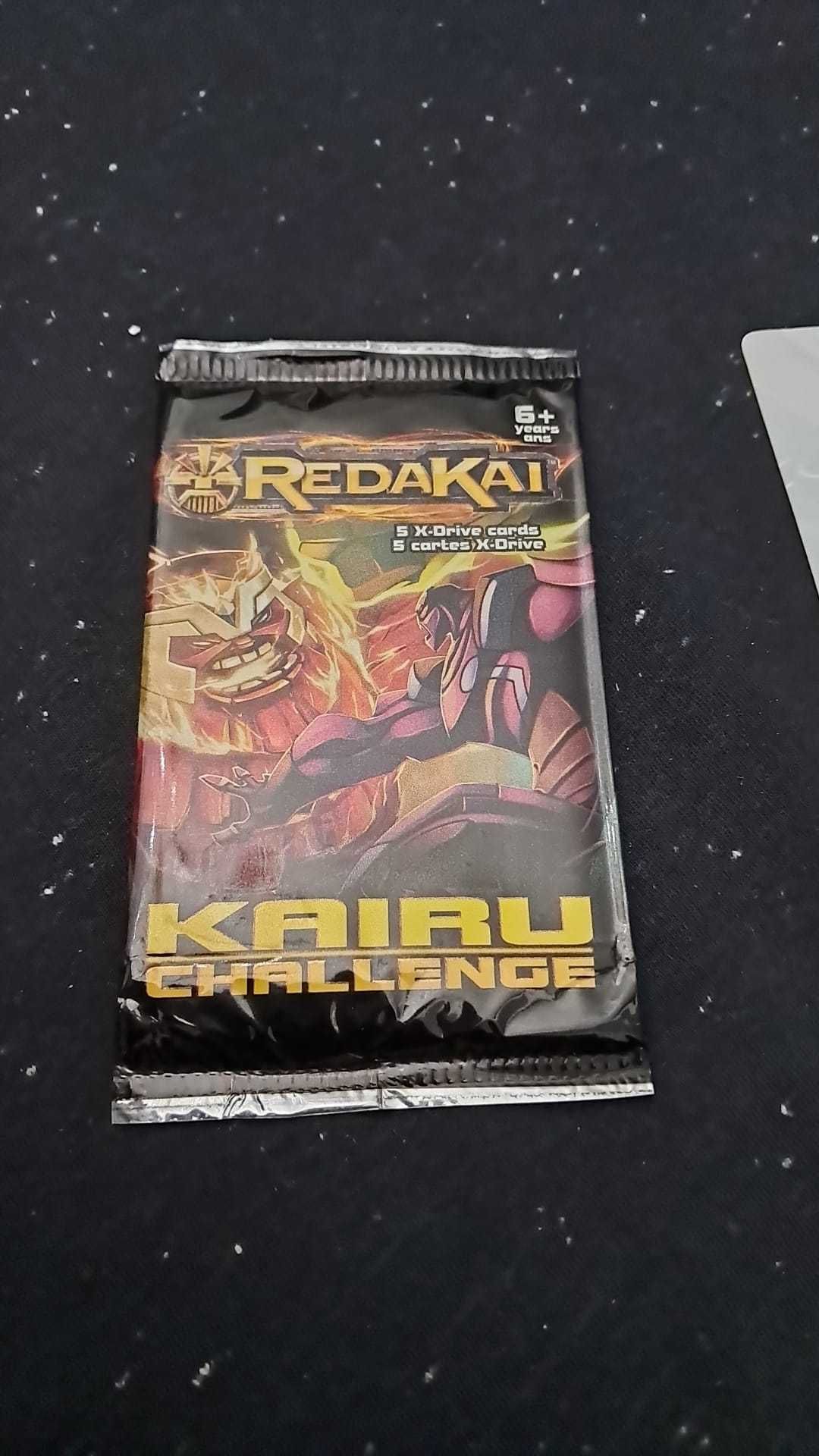 1 Booster REDAKAI Kairu Challenge Selado + 1 Carta