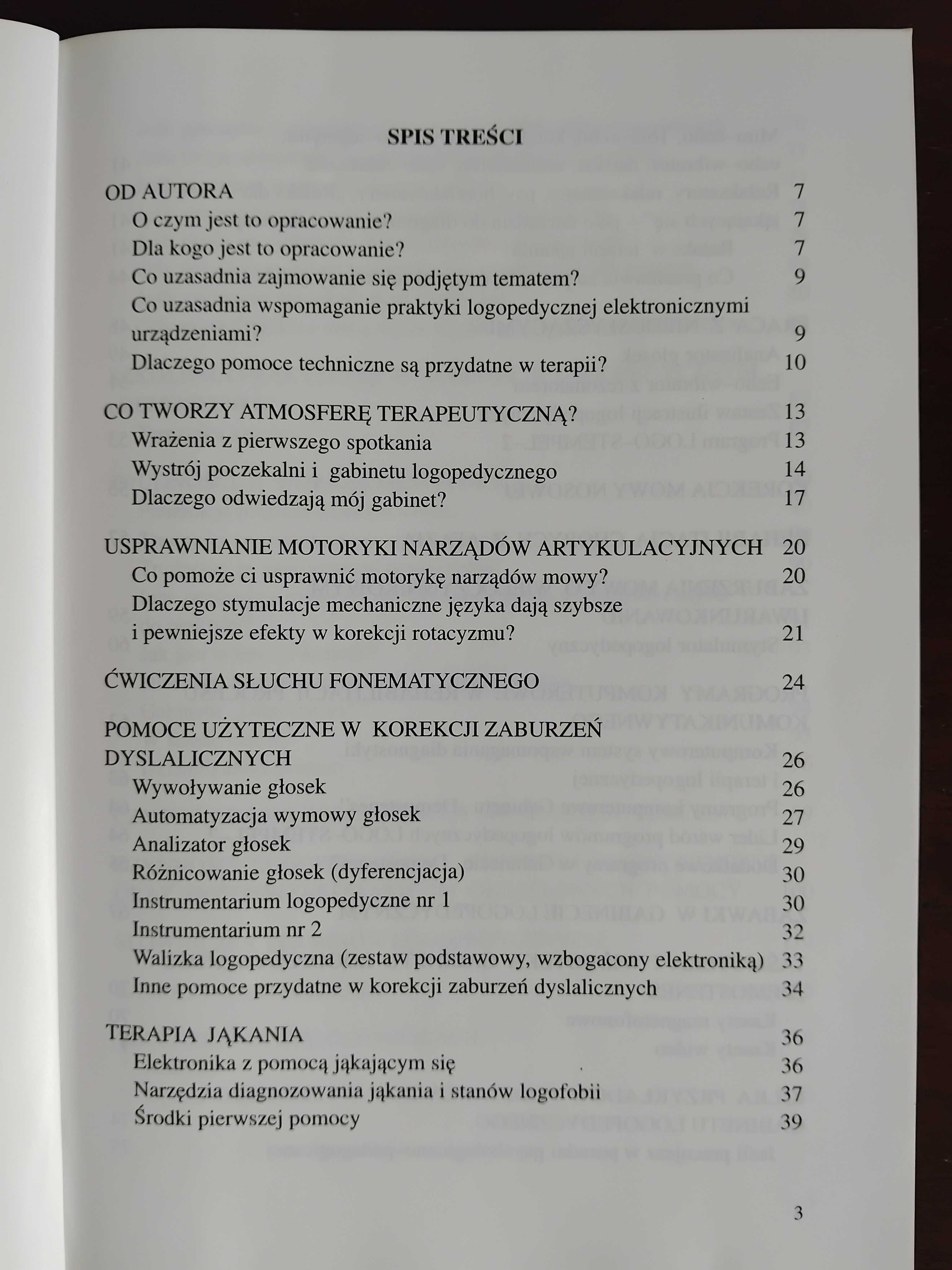 A. Bochniarz Utensylia logopedyczne