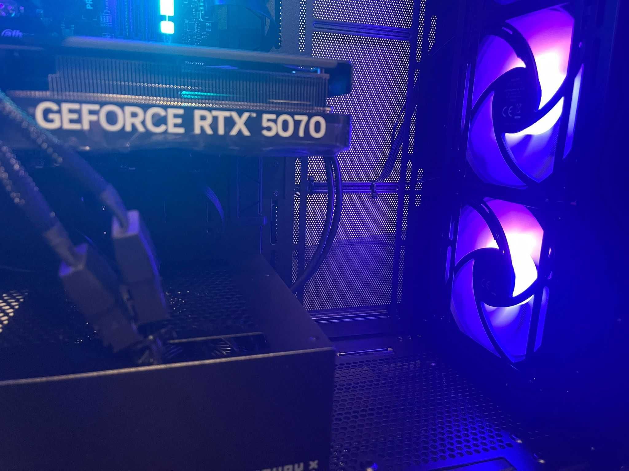 AMD 7500f RTX 5070 32gb ddr5 512gb ARGB Komputer do gier