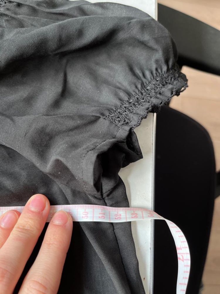 H&M bluzka halka hiszpanka koszulka nocna bluzka z krótkim rękawem cza