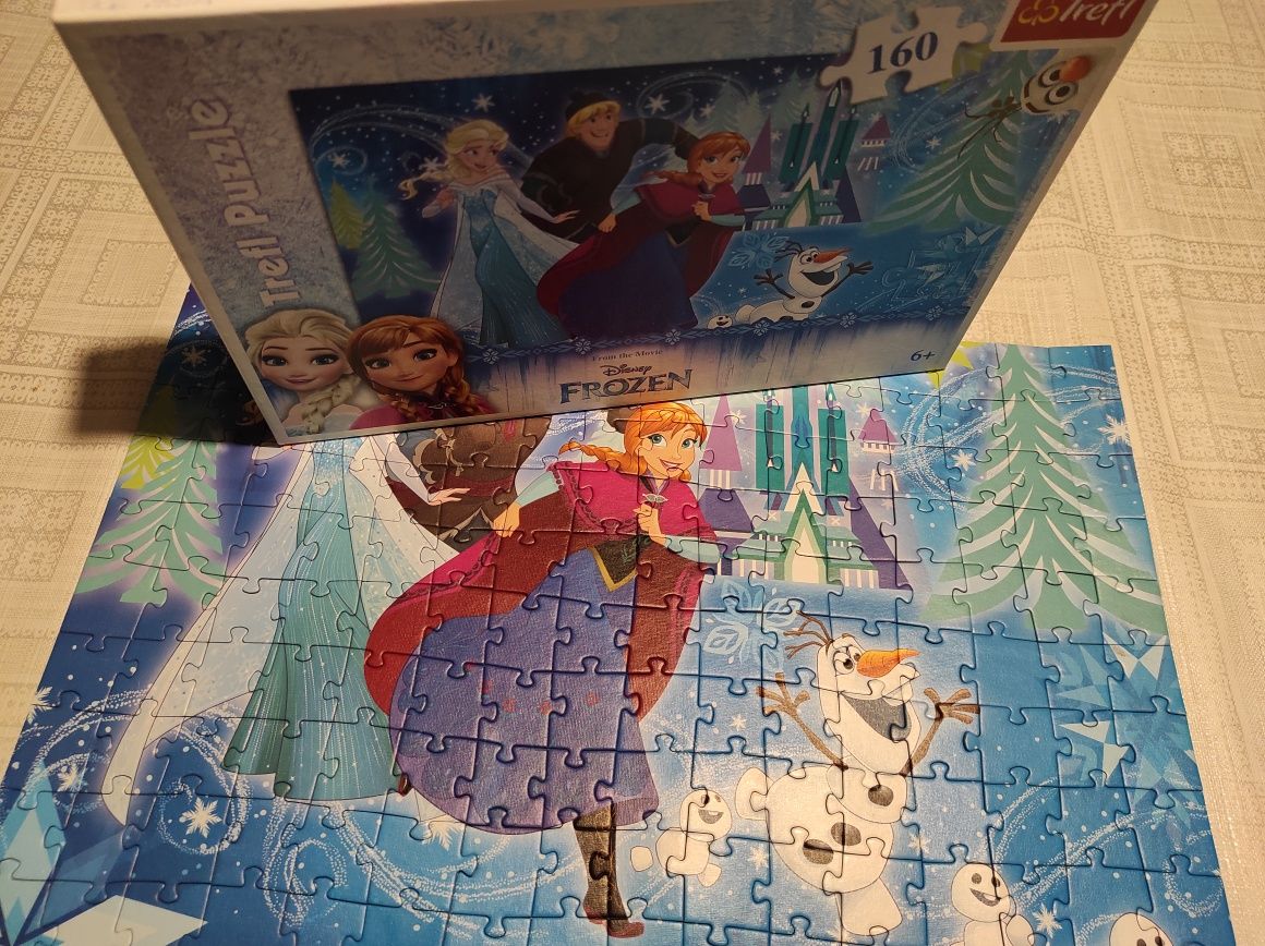 Puzzle Trefl Disney Frozen Kraina Lodu 160 elementów 
Wiek: 6+
160 ele