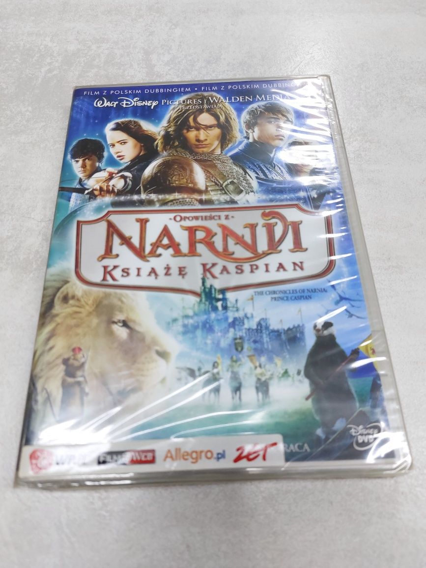 Opowieści z Narnii. Książę Kaspian. Dvd. Nowe, zafoliowane