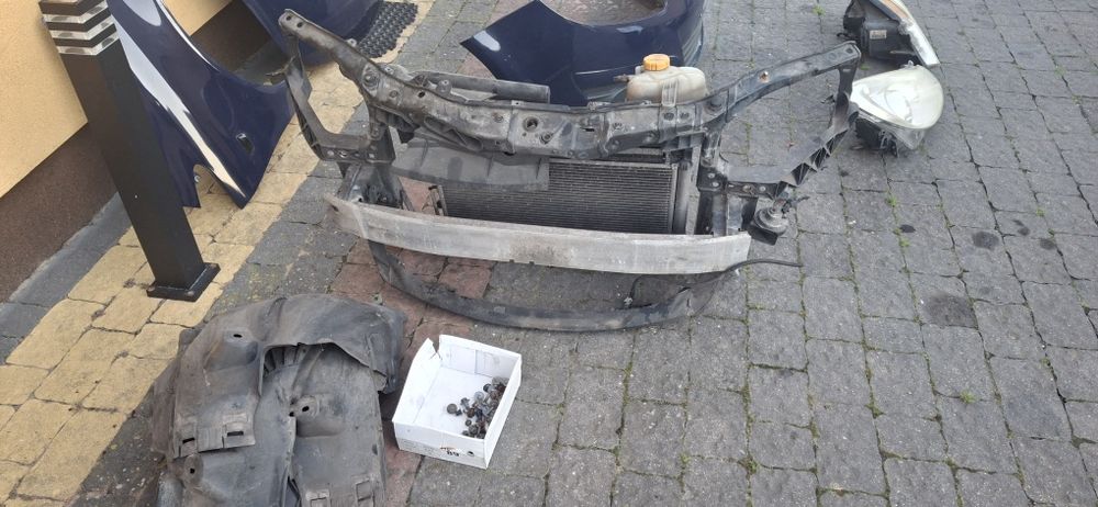 Kompletny przód zderzak lampy opel corsa D Z20Z