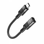 Adapter HOCO OTG USB-C (męski) do Apple Lightning (żeński) 3A 10cm