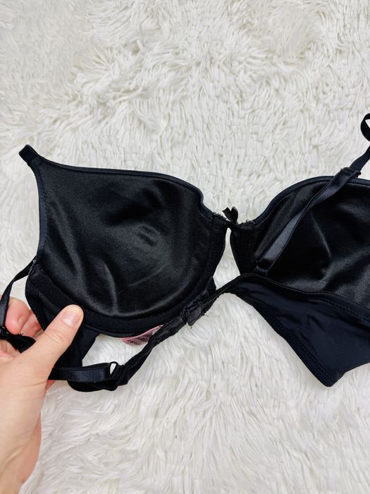 Biustonosz usztywniany 75C czarny Hunkemoller