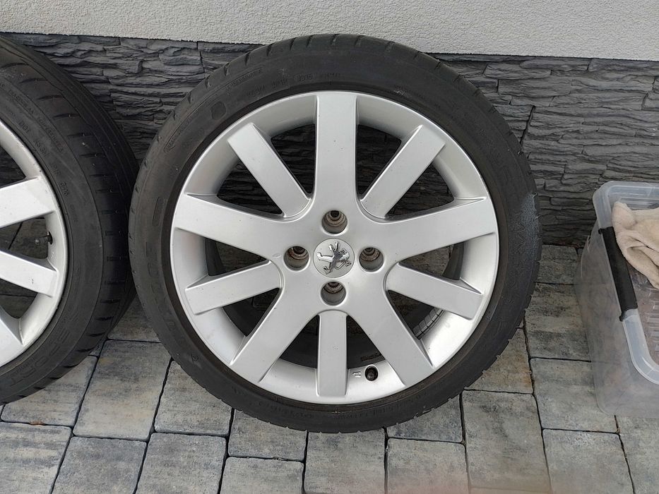 Alufelgi 17, 4×108 oryginalne peugeot 5sztuk, felgi aluminiowe