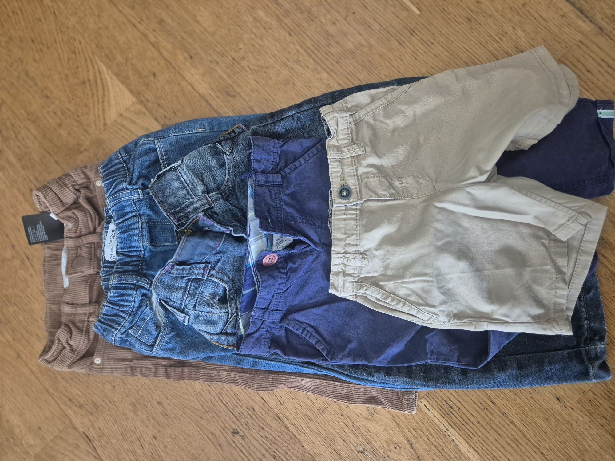 Spodnie rozmiar 80 Zara, h&m itp