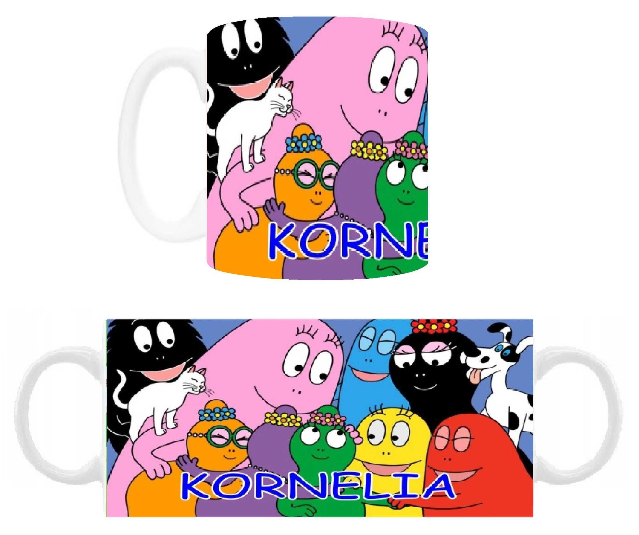 Kubek Barbapapa, różne wzory plus imię