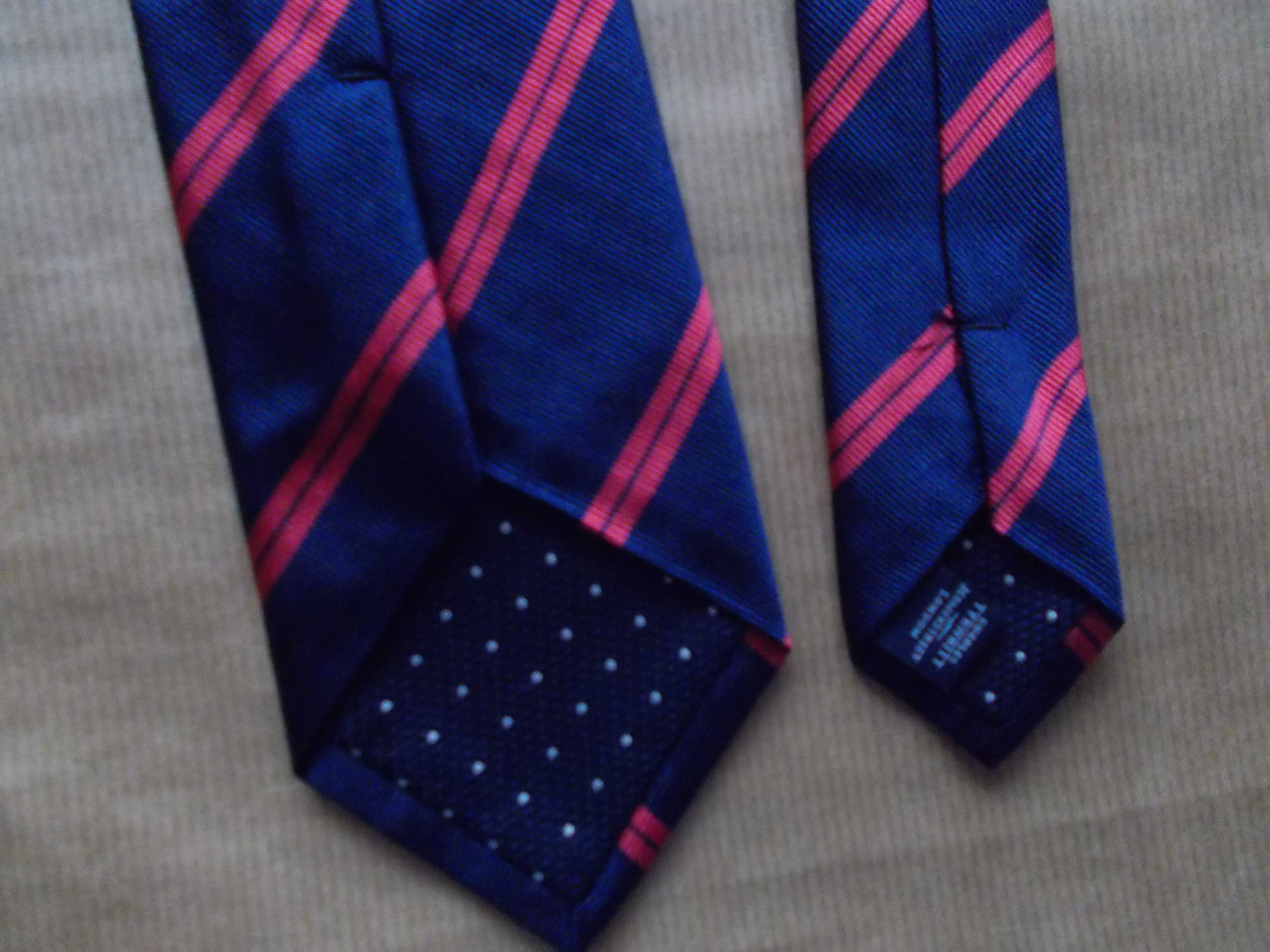CHARLES TYRWHITT Premium Jedwab Nowy, włoski jedwab, Krawat UK