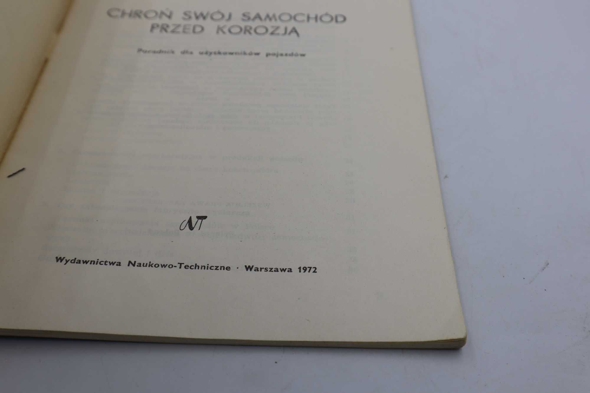 Chroń swój samochód przed korozją 1972R