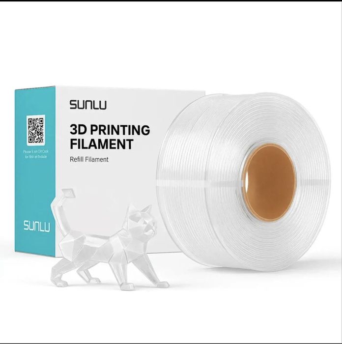 Sunlu PETG чорний, Dark Khaki, асфальт, білий