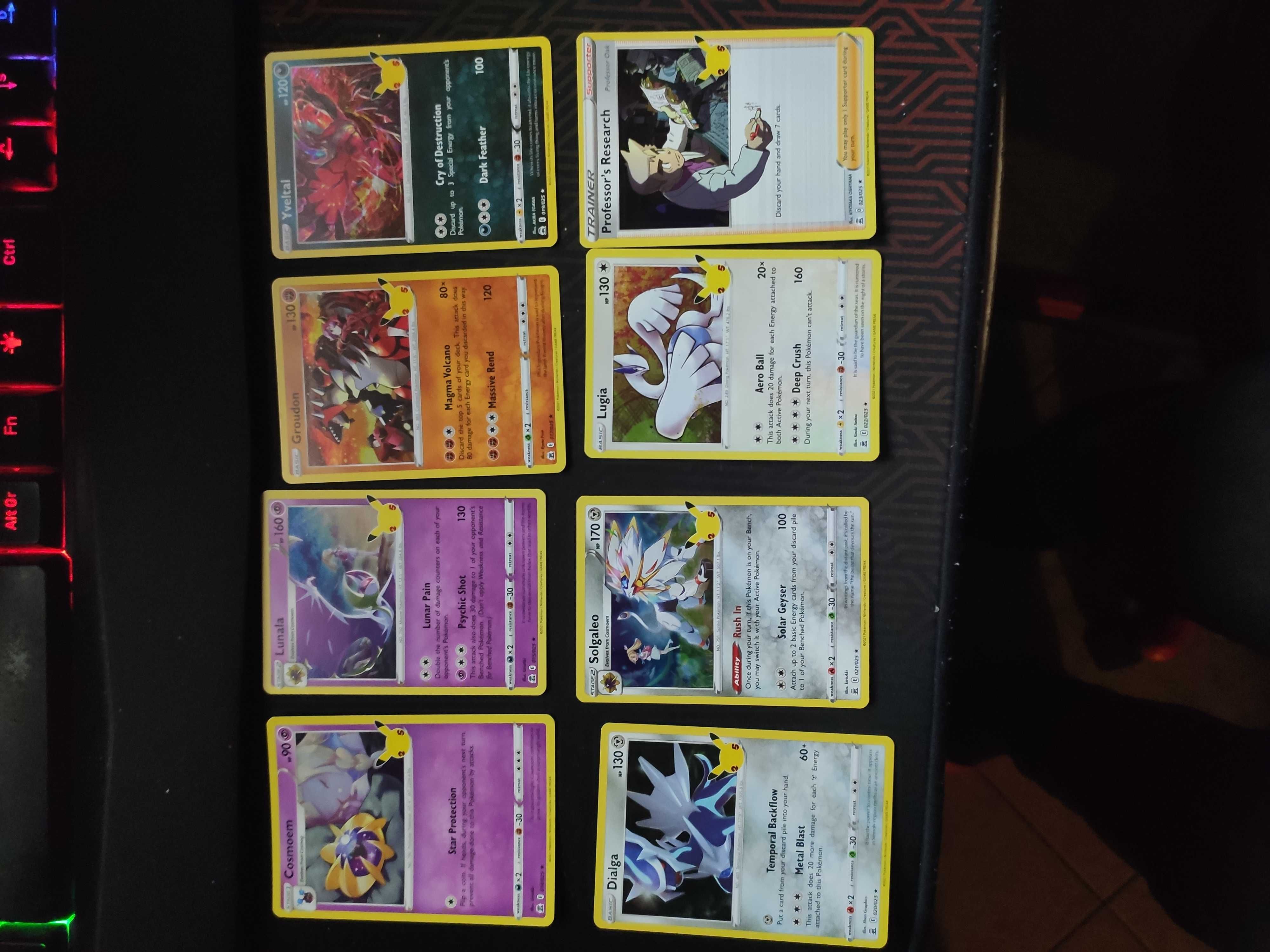 Cartas Pokémon celebrations