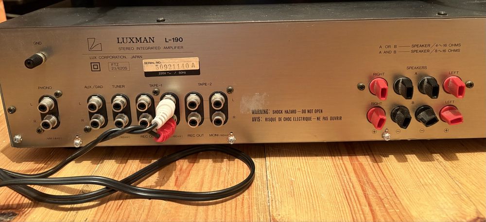 Wzmacniacz Luxman L-190