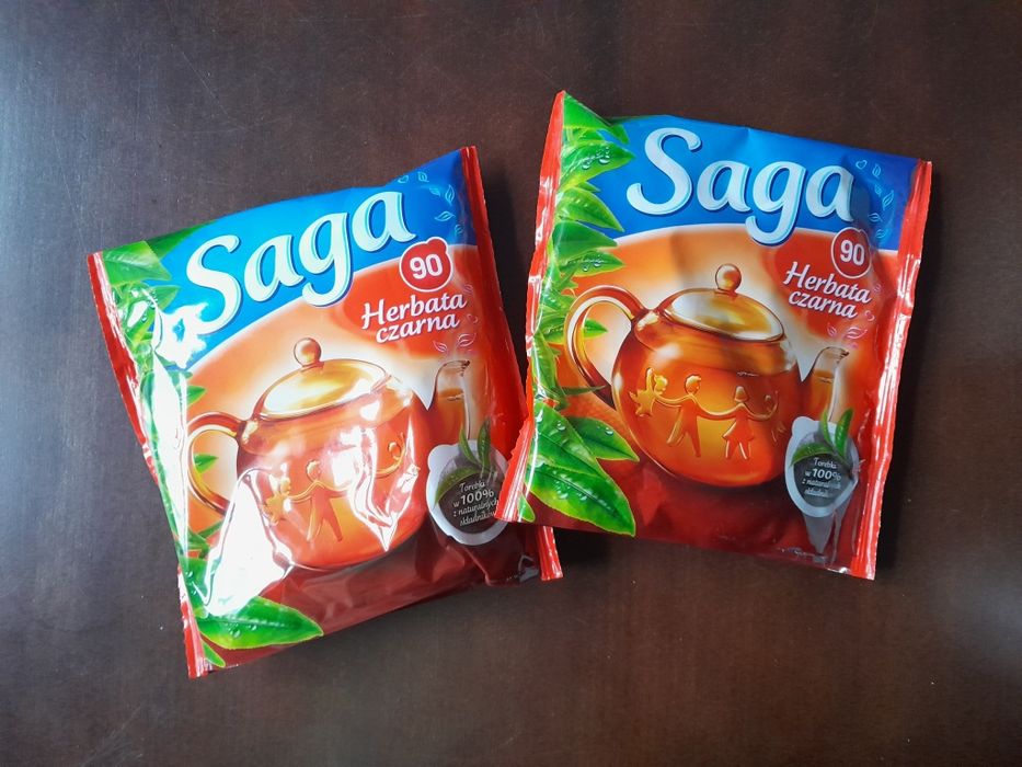 Herbata Saga 90 torebek x2