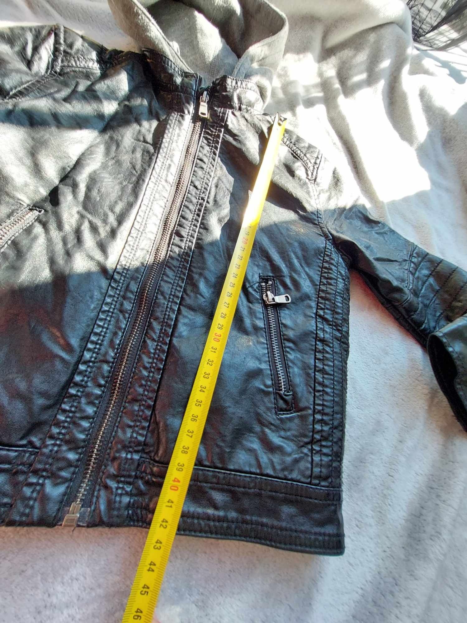 Kurtka ramoneska ocieplana, biker 122 h&m