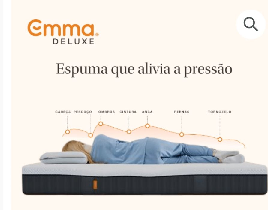 Colchão Emma Diamond Cool Hybrid 200x140 cm