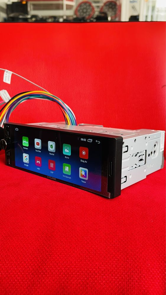 Автомагнітола Cyclone MP-5003/ANDROID/CARPLAY/6,6 Дюйма дисплей/1 дін