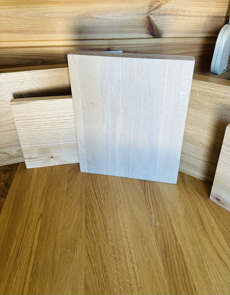 Blat dębowy 815x1290 mm grubość 40 mm