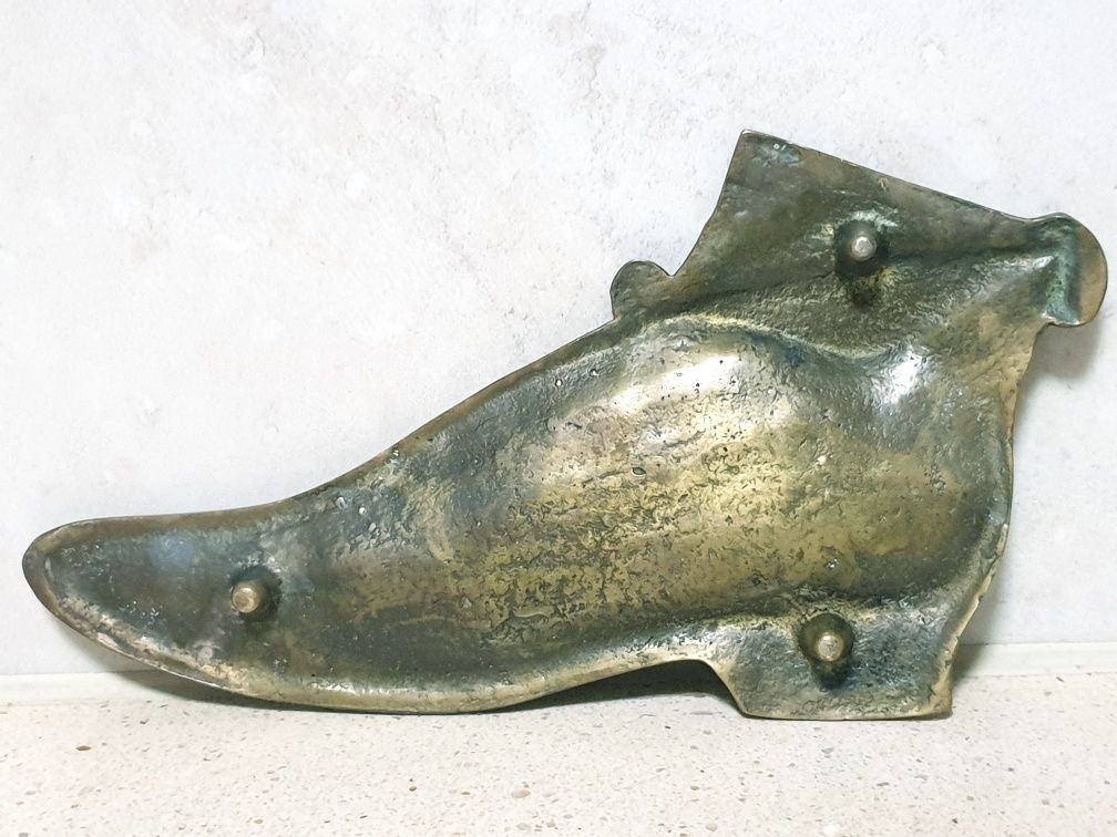 Antiga bilheteira 'velho sapato" em bronze