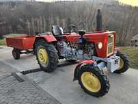 Ciągnik Traktor URSUS C-330 C330 przyczepa