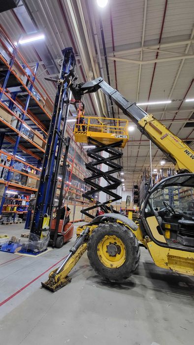 Ładowarka teleskopowa obrotowa prosta usługi operatorskie wynajem