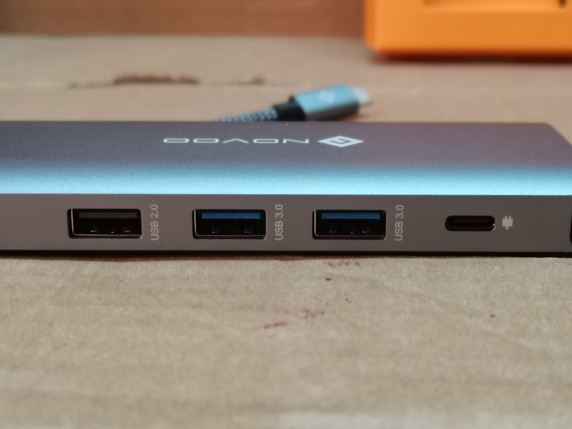 NOVOO 11 in 1 Stacja dokująca, Hub USB C 4K 60Hz,