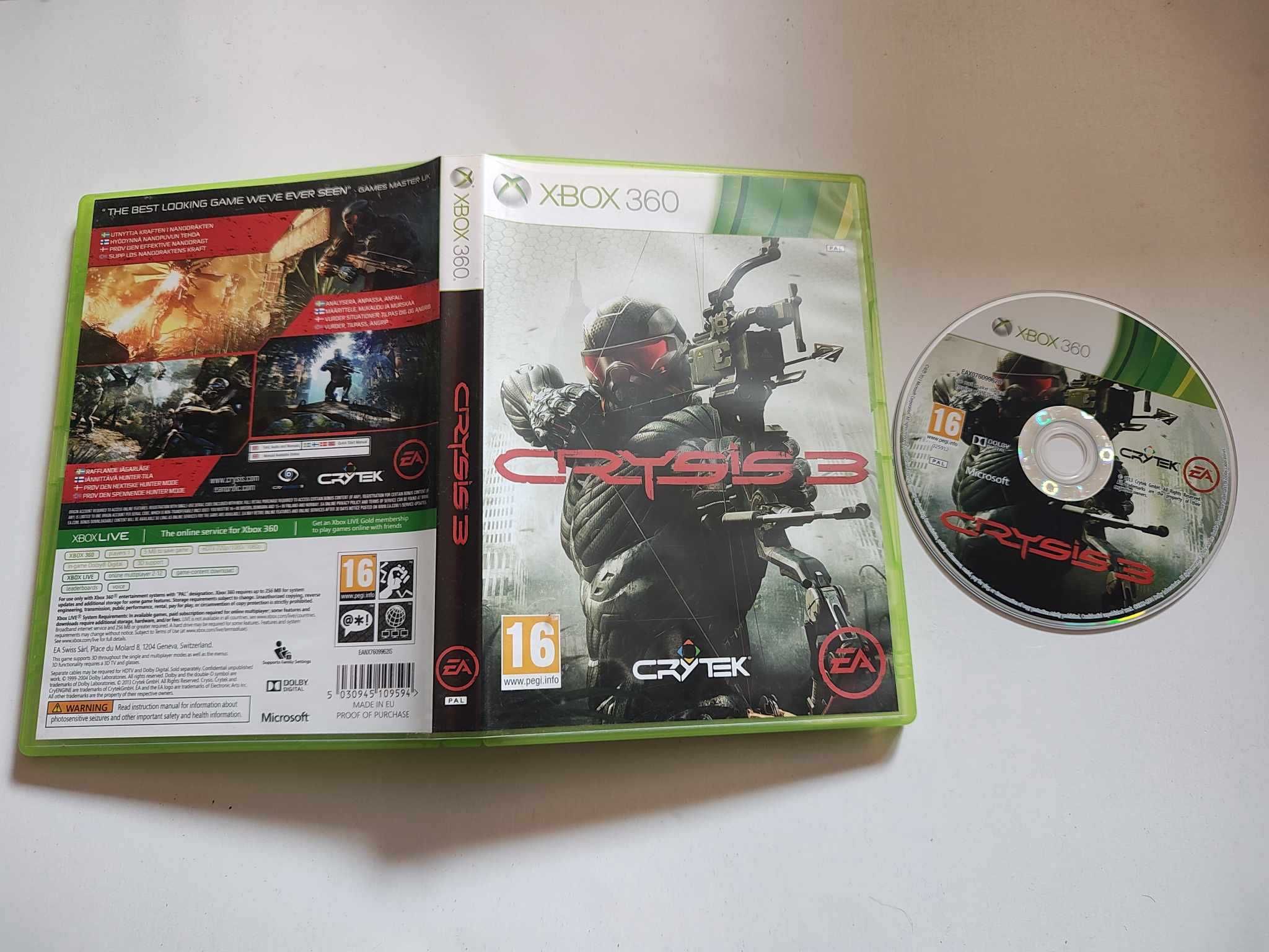 Xbox 360 gra Crysis 3