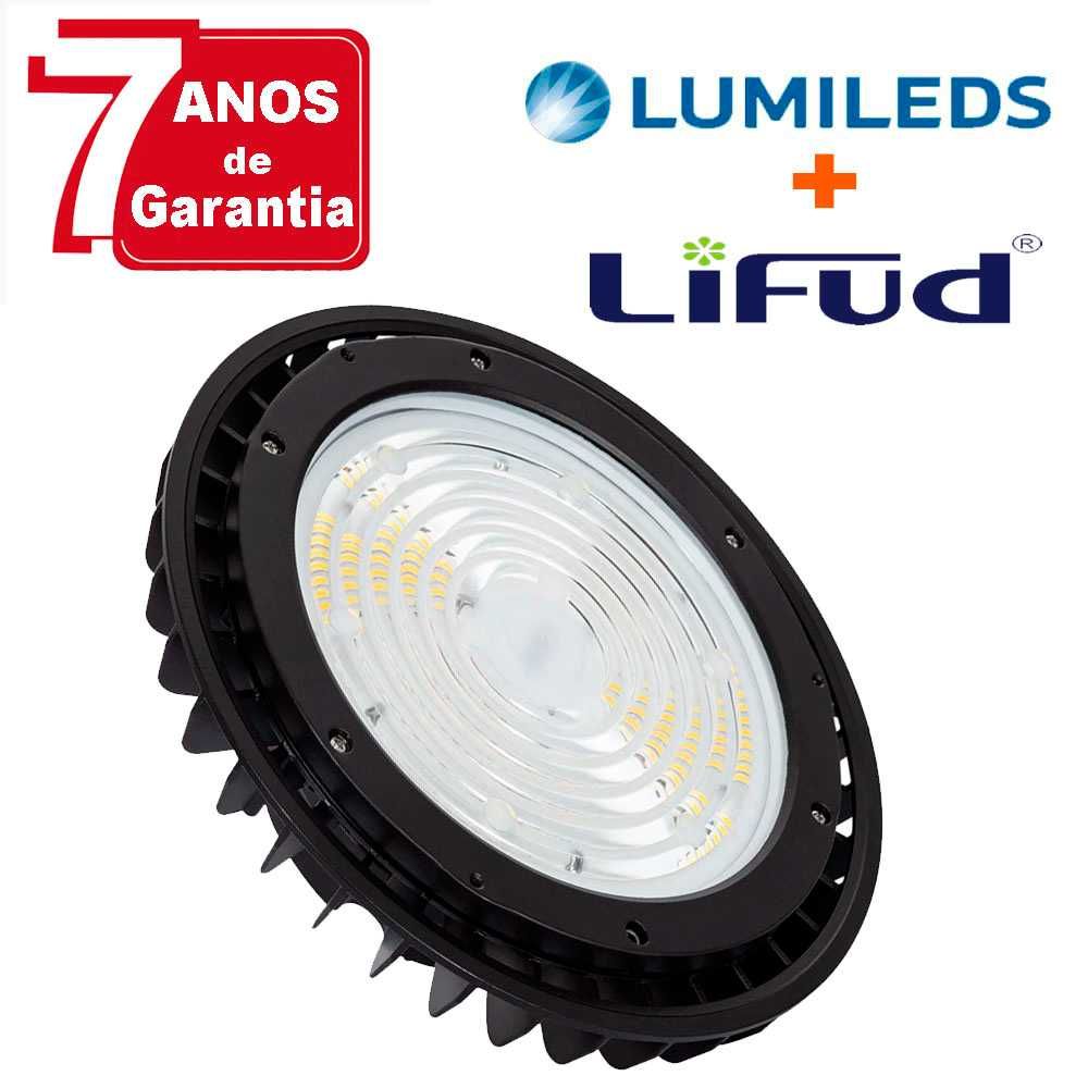 Campânula LED Lumileds 100W — 7 Anos de Garantia