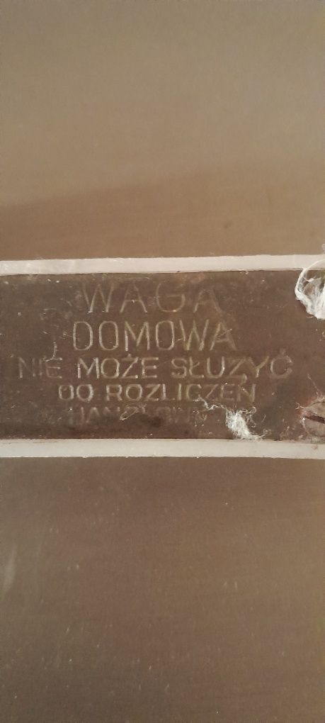 Stara waga domowa do 10 kg PRL