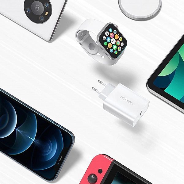 Ugreen ładowarka sieciowa Usb Power Delivery 3.0 Quick Charge 4.0+ 20w