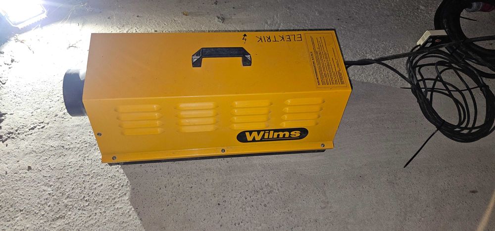 Nagrzewnica 15kW Wilms idealna budowa domu garażu hala prace remontowe