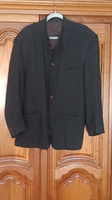 Czarna włoska marynarka r. XL