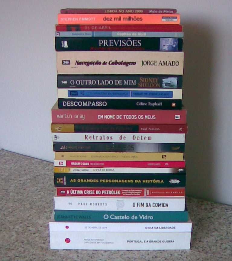 Livros História, biografias, política, futurologia