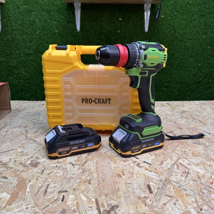 Шуруповерт аккумуляторний Procraft pa18pro DFR 2шт 2Ah аккумулятори